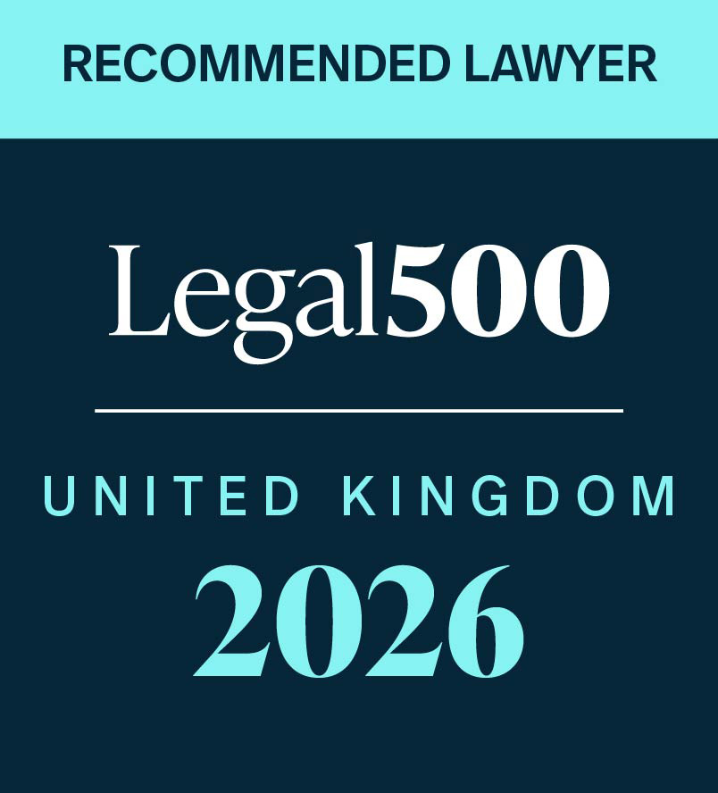 Legal 500 - UK 2026 - Recommended Lawyer logo