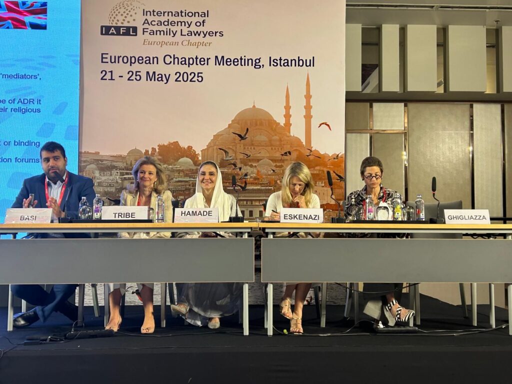 Alexandra Tribe alongside her session panellists at the IAFL European Chapter Meeting in Istanbul, May 2025